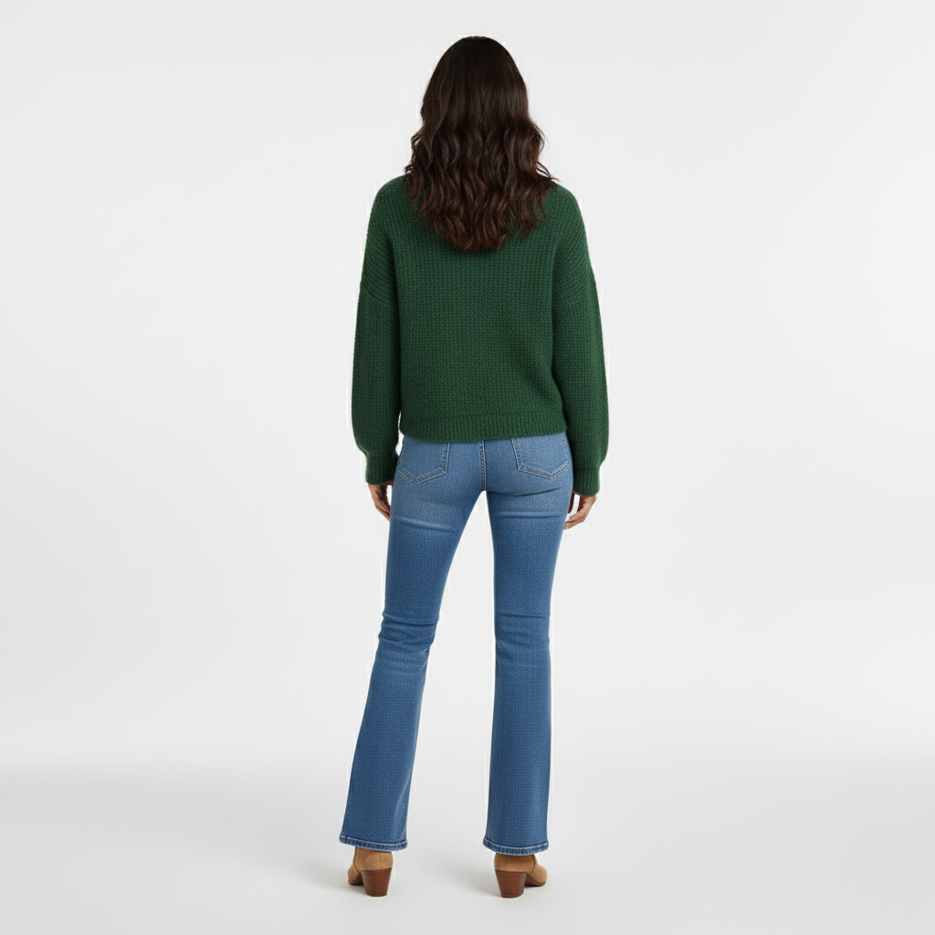 Women's Knitted Long-Sleeve Top