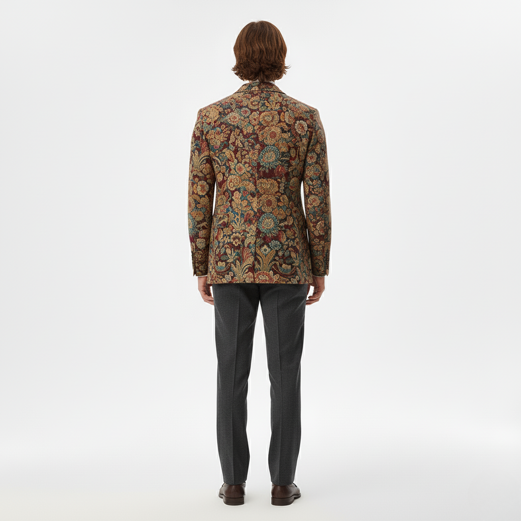 Men's Floral Tailored Blazer