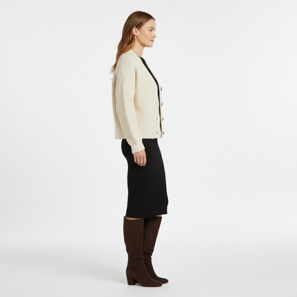 Women's Cropped Cardigan