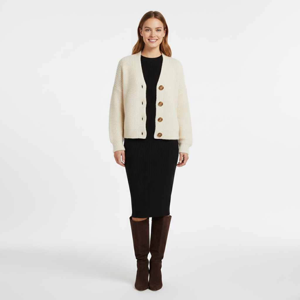 Women's Cropped Cardigan