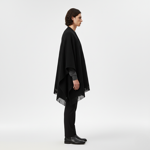 Men's Draped Coat