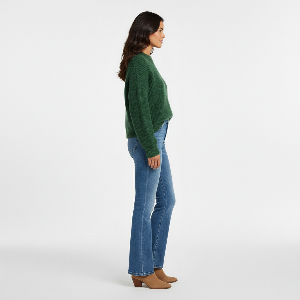 Women's Knitted Long-Sleeve Top