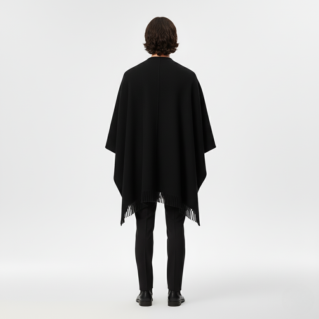 Men's Draped Coat