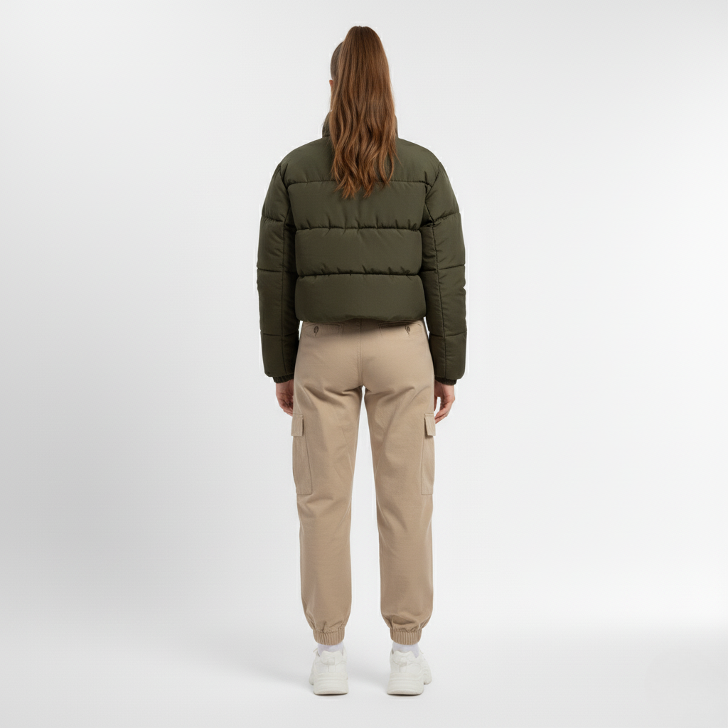 Women's Cropped Puffer Jacket